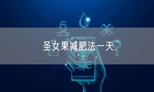 圣女果减肥法一天